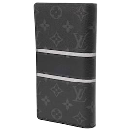 Louis Vuitton-Louis Vuitton Monogram Eclipse Long Wallet-Black