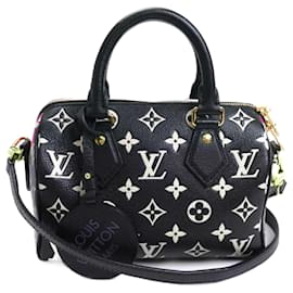 Louis Vuitton-Louis Vuitton Speedy Bandouliere 20 Boston Bag-Black,Pink,White