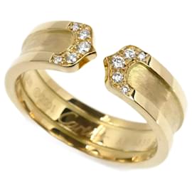 Cartier-Cartier 18K Yellow Gold C2 Diamond Ring-Other