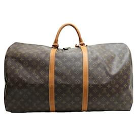 Louis Vuitton-Louis Vuitton Keepall 60 Boston Bag-Brown,Monogram