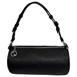 Gucci-GUCCI Blondie Small Black Shoulder Bag-Black
