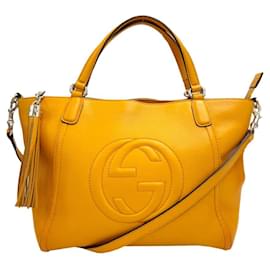 Gucci-Gucci Soho Shoulder Bag-Orange