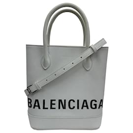 Balenciaga-Balenciaga Ville XXS Shoulder Bag-White