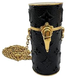 Louis Vuitton-Louis Vuitton Monogram Empreinte Lip Case-Black