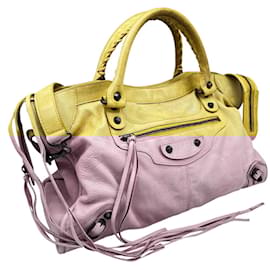Balenciaga-Balenciaga The City Editor's Bag-Yellow