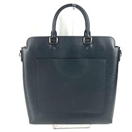 Borsa tote Brooks Epi di Louis Vuitton Nero