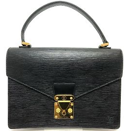 Sac à main Epi Concorde Louis Vuitton Noir