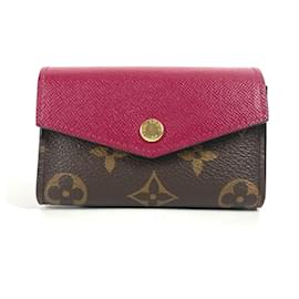 Louis Vuitton-Louis Vuitton Monogram Multi-Cult Sarah Business Card Holder-Brown,Purple,Fuschia
