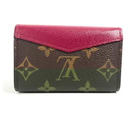 Louis Vuitton-Louis Vuitton Monogram Multi-Cult Sarah Business Card Holder-Brown,Purple,Fuschia