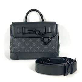 Borsa Steamer PM Monogram Eclipse Louis Vuitton Nero Monogramma