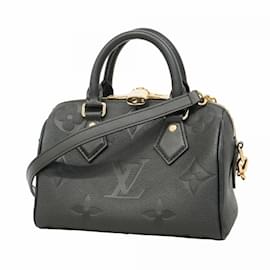 Louis Vuitton-Louis Vuitton Monogram Empreinte Speedy Bandouliere 20 Handbag-Black