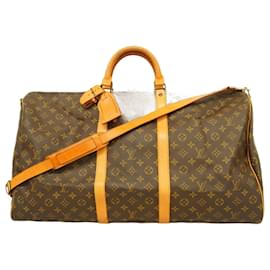 Louis Vuitton-Louis Vuitton Boston Bag Monogram Keepall Bandouliere 60-Brown
