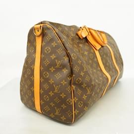 Louis Vuitton-Louis Vuitton Boston Bag Monogram Keepall Bandouliere 60-Brown