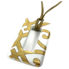 Hermès Collar de cerámica blanca Hermes Blanco