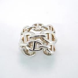 Hermès-Hermes Chaine d'Ancre Silver 925 Band Ring-Other