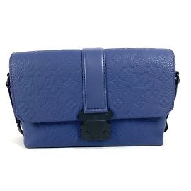 Borsa Messenger S Cape in Pelle Monogram Louis Vuitton Blu