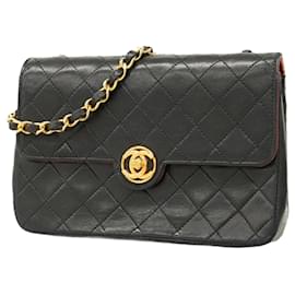 Chanel-Chanel Mini Matelasse Shoulder Bag-Black