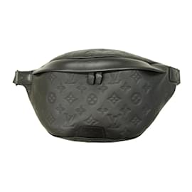 Louis Vuitton-Louis Vuitton Monogram Shadow Discovery Bum PM M46036 Noir-Black