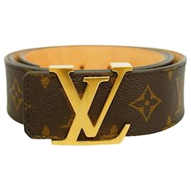 Louis Vuitton-Cinto Santur Monogram Louis Vuitton-Marrom
