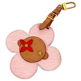 Louis Vuitton Epi Bijoux Sac Tag Vivienne Charm Pink