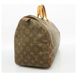 Louis Vuitton-Louis Vuitton Monogram Speedy 40 Handbag-Brown