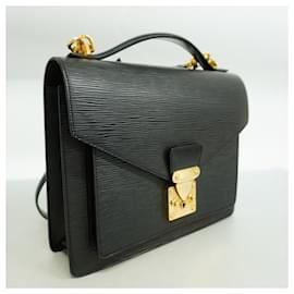 Louis Vuitton-Louis Vuitton Epi Monceau Shoulder Bag-Black