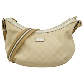Gucci-Gucci Ivory Shoulder Bag-Cream