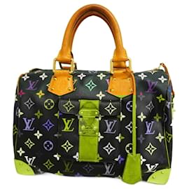 Louis Vuitton-Louis Vuitton Monogram Multicolor Speedy 30 Handbag-Black