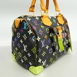 Louis Vuitton-Louis Vuitton Monogram Multicolor Speedy 30 Handbag-Black