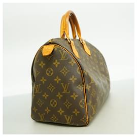 Louis Vuitton-Louis Vuitton Monogram Speedy 30 Handbag-Brown