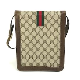 Gucci-Gucci Sherry Line GG Pattern Pochette Crossbody Bag-Beige
