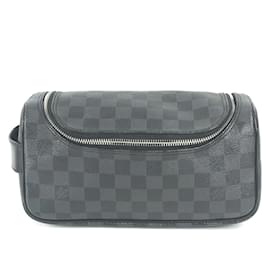 Louis Vuitton-Louis Vuitton Damier Graphite Toiletry Pouch-Black