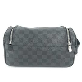 Louis Vuitton-Louis Vuitton Damier Graphite Toiletry Pouch-Black