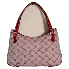 Ralph Lauren-Superb Ralph Lauren Monogram signature bag-Red
