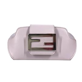 Fendi-Fendi Light Purple Leather Sunglasses Case-Purple