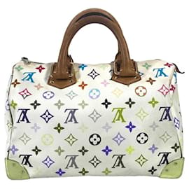 Louis Vuitton-Louis Vuitton Monogram Multicolor Speedy 30 Mini Boston Bag-White,Multiple colors