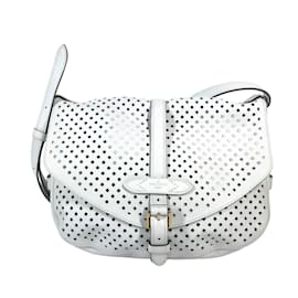 Louis Vuitton-Louis Vuitton Perfor Les Flores Saumur Messenger Bag-White