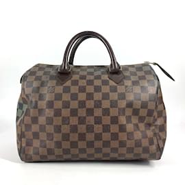 Louis Vuitton-Louis Vuitton Damier Speedy 30 Bag-Brown,Damier ebene