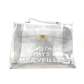 Hermès-Sac à main tote en vinyle Kelly d'Hermès-Autre