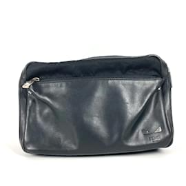 Fendi-Fendi 7VA411 Monster Eye Logo Crossbody Bag-Black