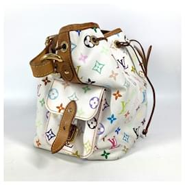 Louis Vuitton-Louis Vuitton Monogram Multicolor Petit Noe Shoulder Bag-White,Multiple colors