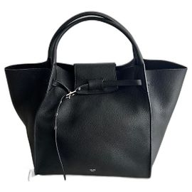 Céline Big Bag en cuir noir Noir