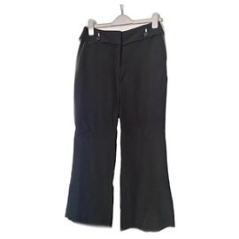 Proenza Schouler Black Viscose Pants Black
