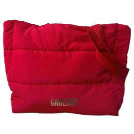 Jean Paul Gaultier Stoff Tasche Rot Rot
