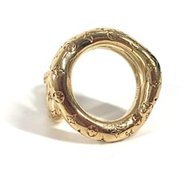 Louis Vuitton-Louis Vuitton Trioberg Tentacool Nanogram Ring-Golden