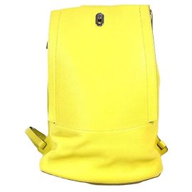 Hermès Hermes Sacado GR24 Leather Backpack Yellow