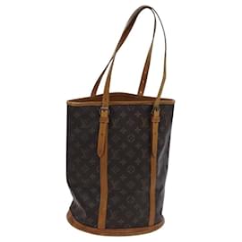 Louis Vuitton-LOUIS VUITTON Monogram Bucket GM Shoulder Bag Vintage M42236 LV Auth BD1330-Monogram