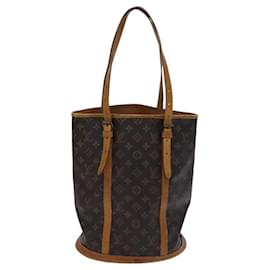 Louis Vuitton-LOUIS VUITTON Monogram Bucket GM Shoulder Bag Vintage M42236 LV Auth BD1330-Monogram