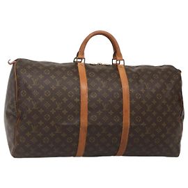 LOUIS VUITTON Monogram Keepall 60 Bolsa Boston M41422 LV Auth BD1146 Monograma