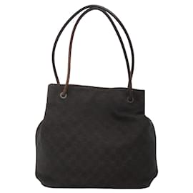 Gucci-GUCCI GG Canvas Shoulder Bag Brown 101341 Auth BD1864-Brown
